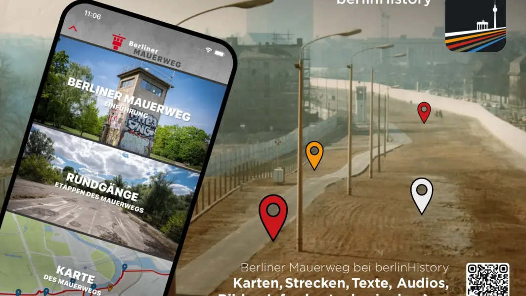 berlinHistory App – Audioguide für den Mauerweg